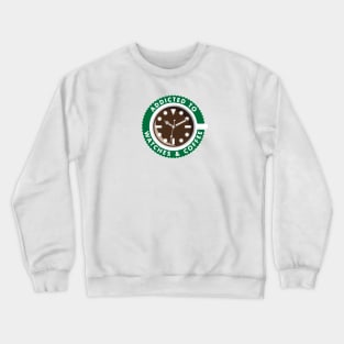 Addicted to Watches and Coffee Crewneck Sweatshirt